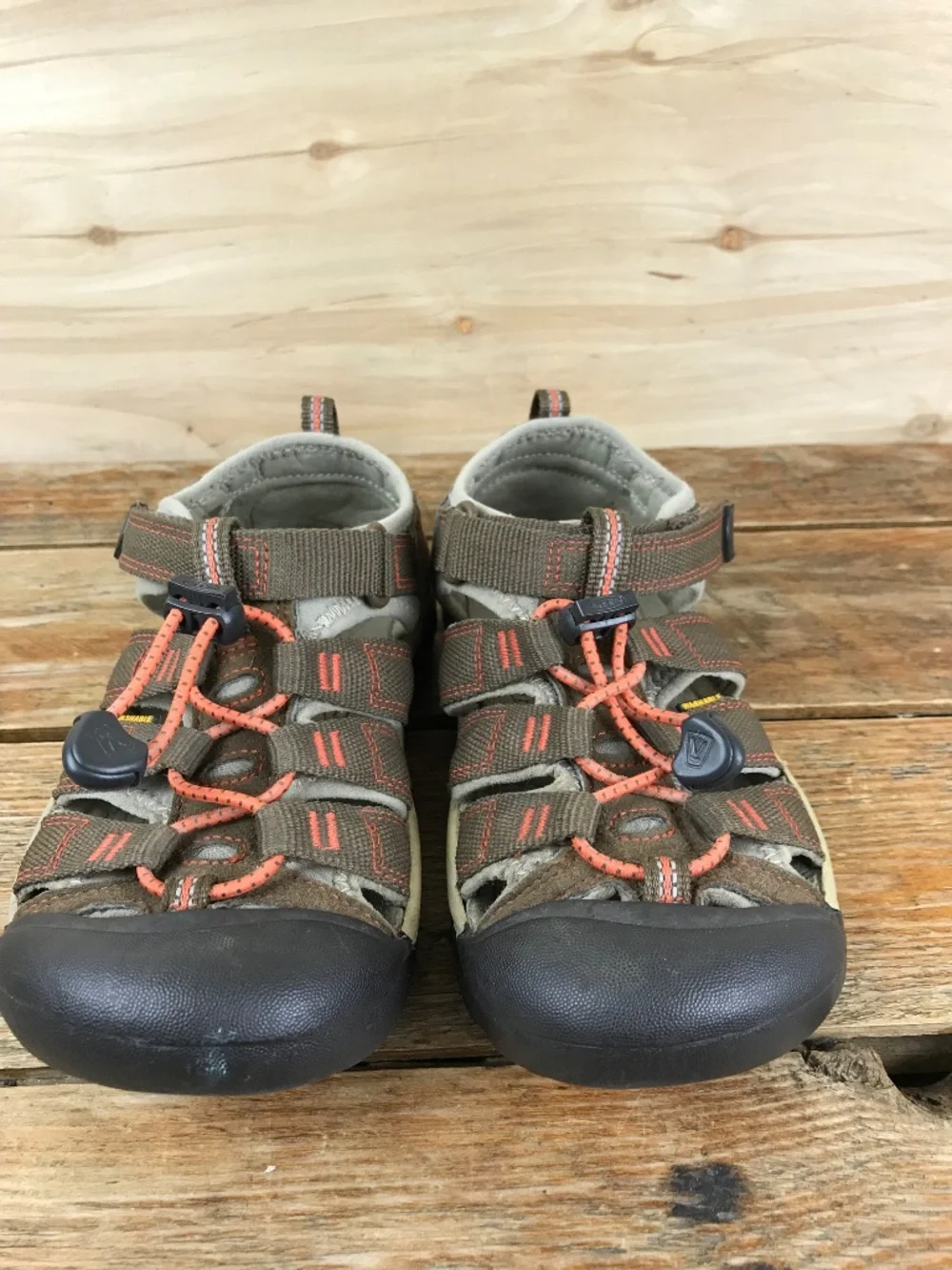 Keen Kids Sandals Boy/Girl Brown Approx Sz 1 Water Sport Shoes Newport Unisex